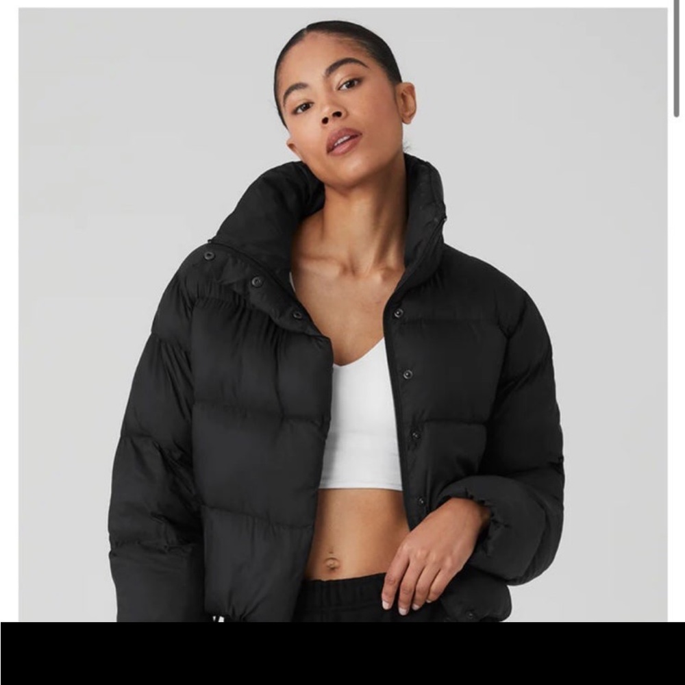 Abercrombie Cropped Puffer Jacket